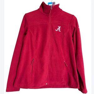 Columbia Give and Go II Full zip fleece jacket University of Alabama Large NWT
